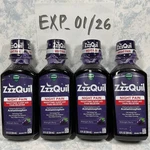 Vicks Zzzquil Pain Nighttime Sleep Aid/ Liquid 12OZ- Lot Of 4 New. Price: $32.00.