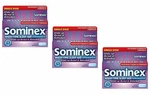 Sominex Maximum Strength Night Time Sleep-aid Diphenhydramine Hci, 3 Pack New. Price: $21.53.