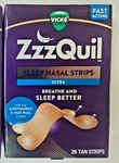 Vicks Zzzquil Sleep Nasal Strips Snoring Relief From Congestion 26 New. Price: $17.89.