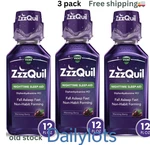 Zzzquil Nighttime Sleep Aid Liquid Berry 12 Fl Oz 3 Pack Non-habit Old Stock New. Price: $26.74.