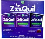 Vicks Zzzquil Nighttime Sleep-aid Liquid Berry 3X12 Fl Oz Exp 12/2026 New. Price: $33.07.