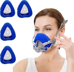 4 Pack Cpap' Mask Liners, Covers Seal Cushion Comfort Silky New. Price: $15.16.