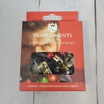 Beardaments Lights- Up Ornaments, 16PC Christmas Facial Hair Baubles New. Price: $14.99.