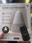 Sharper Image Sleep Soother Bedtime Therapy Light Electric Sound Machine Open. Price: $18.00.