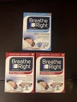 3 Boxes Breathe Right Nasal Strips, Total 82 New. Price: $29.95.