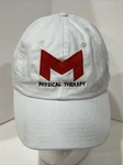 M Physical Therapy Doctors Patient Therapist White Baseball Hat Cap Pre-owned. Price: $12.10.