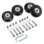 Ownmy 50MM X 18MM Set Of 4 Luggage Suitcase Replacement Wheels Black New. Price: $19.44.