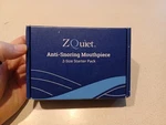 Zquiet Anti-snoring Mouthpiece 2-SIZE Starter Pack Unused Sealed New. Price: $59.99.