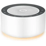 Kipcush White Noise Sound Machine With Nursery Lamp, Mood Lighting, 7 Colour.... Price: $19.99.