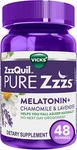 Vicks Pure Zzzs, Melatonin Sleep Aid Gummies With Lavender & Chamomile, 48 Count New. Price: $20.59.