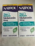 Natrol Time Release Melatonin 10MG, 60 Tablets EXP-06/2028 New. Price: $21.99.