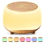 Heyaxa White Noise Machine With 7 Colors Night Light 34 Soothing Sounds.... Price: $34.02.
