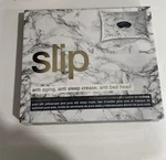 Slip Silk Marble Pillowcase Queen + Eye Mask Set New. Price: $59.99.