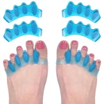 Roocke 4 Pcs Gel Toe Spacers For Women,correct Hammer One Size, Blue New. Price: $9.11.