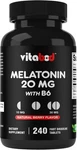 Melatonin 20MG High Potency Natural Sleep Aid Berry Flavor 240 Fast Dissolve Tab New. Price: $11.79.