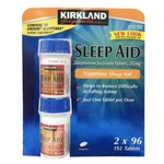 Kirkland Signature Sleep Aid Doxylamine Succinate 25 Mg, Pack (192 Tablets) New. Price: $19.03.