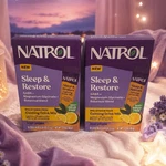 Natrol Sleep & Restore Lemon Chamomile Drink Mix 10 Ct (2 Boxes) Exp 06/2027 New. Price: $34.00.