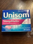 (1) Unisom Sleepmelts Cherry Flavor Tablets Sleep-aid 24CT Collectible Ex. 05/25 New. Price: $79.99.