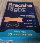 Breathe Right Original Nose Strips Reduce Snoring & Congestion, Tan, 30 New. Price: $7.77.
