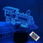 Fullosun Train Night Light, 3D Illusion Lamp For Kids, 16 Colors Changing With New. Price: $21.09.