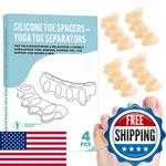 Sngbytu 4 Pcs Silicone Toe Spacers Yoga Separators For Straightening New. Price: $12.82.