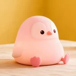 Penguin Night Light For Kids,cute Pink Small, Sitting New. Price: $21.99.