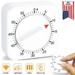60 Minute Timing Kitchen Timer Bell Alarm Sound Home Baking Cooking Mechanical New. Price: $9.59.