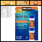 Nighttime Sleep Aid 25MG Doxylamine Succinate, 96 Tablets, 4-PACK For Restful New. Price: $44.99.