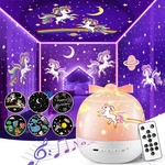 Pikoy Night Light For Kids, 6 Films 72 Modes Unicorn Projector New. Price: $51.61.