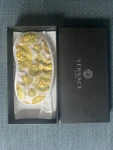 Versace Medusa Sleep Mask White/gold Eye New. Price: $77.00.