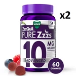 Vicks Zzzquil Pure Zzzs, Advan 10MG Melatonin Gummies, Exp 02/26 *X2 60CT* New. Price: $24.99.