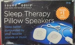Sound Oasis Sleep Therapy Pillow Speakers SP-101 New Sealed. Price: $11.99.