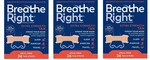 78 Breathe Right Nasal Strips, Extra Strength Tan ( 3 26 Ct Boxes ) Exp 2028 New. Price: $26.99.