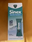Vicks Sinex Saline Packets 60 Refill Exp. 2027 Net Wt 0.07 Oz New. Price: $9.99.