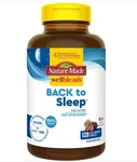 Nature Made Wellblends Back To Sleep 120 Fast Dissolve Tablets New. Price: $59.99.