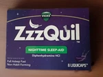 Vicks Zzzquil Nighttime Sleep-aid 8 Liquicaps Exp 6/26 New Nib. Price: $10.00.