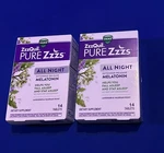 Pack - Vicks Zzzquil Pure Zzzs All Night 2MG Melatonin 56 Tabs New. Price: $25.99.