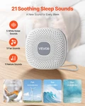 Vevor Machine, 21 Soothing Sleep Sounds, 3-IN-1 Portable And Hangable Whit New. Price: $34.90.