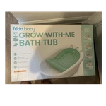 Frida Baby Grow-with-me 4-IN-1 Bath Tub White Green 0-24 Months New. Price: $30.00.