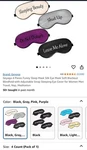 4 Pieces Natural Silk Sleep Mask Soft Eye Adjustable Strap Blindfold New. Price: $7.99.