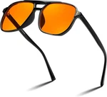 Feisedy Amber Blue Light Glasses For Computer Gaming Anti Eyestrain Black New. Price: $42.69.