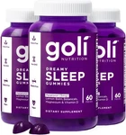 3-PACK Goli Nutrition Dreamy Sleep Melatonin Lemon Balm Gummies 180 Total -08/27 New. Price: $36.95.