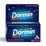 Dormin Nighttime Sleep Aid Fast Effective Relief Original Capsules 72 12PK New. Price: $125.41.