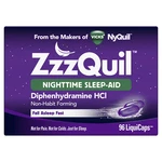 Vicks Zzzquil Nighttime Sleep Aid Liquicaps Fast Acting (96 ) New. Price: $32.50.