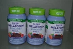 (3) Natures Truth Melatonin Gummies, 10 Mg, 140 Each, Berry, Exp 08/2026 New. Price: $45.00.