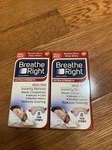 Lot Of 2- Breathe Right Extra Strength Nasal Strips Sealed 8 Tan Each New. Price: $10.00.