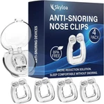 Skyloa Anti Snore Dilators Apnea Aid Device Stop Snoring Nose Clip 4 Pieces New. Price: $11.99.