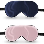 Zimasilk 2 Pack Sleep Mask, Adjustable, Navy Blue & Pink New. Price: $21.21.