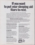 1972 Print Ad Nytol If Want Put Your Sleeping Aid Fears Rest Used. Price: $9.95.