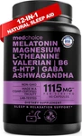 12-IN-1 Melatonin Sleep Capsules Natural Aids For Adults With New. Price: $30.87.